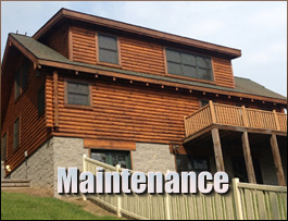  New Madison, Ohio Log Home Maintenance